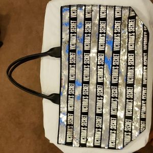 Victorias Secret Large Sequined Tote travel ⛱ Bag